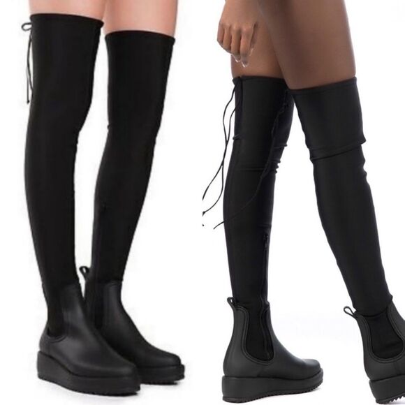 Jeffrey Campbell‎ monsoon boots new in box otk rain boots women’s size 6 - Picture 1 of 6